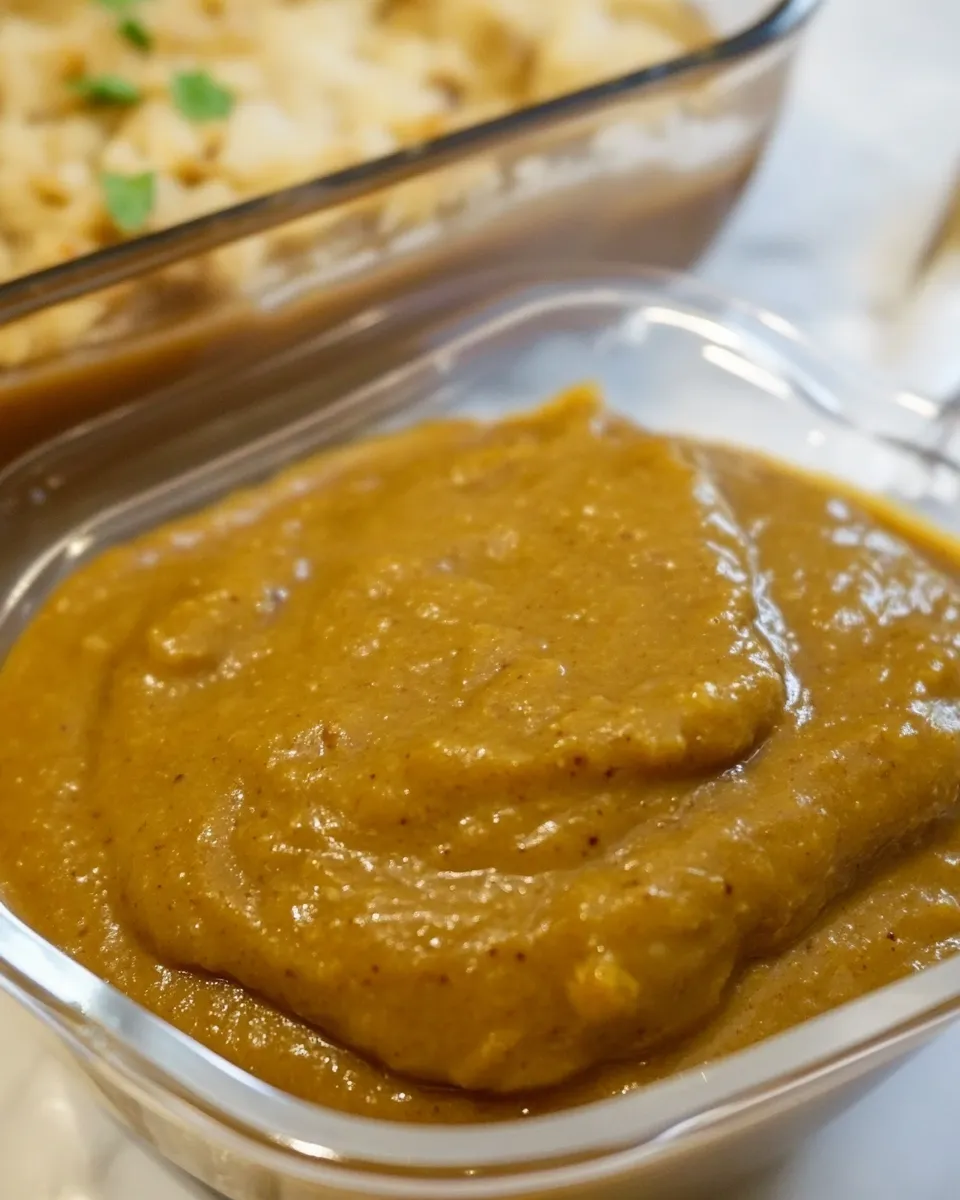 Easy Vegan Garam Masala Brown Gravy shot