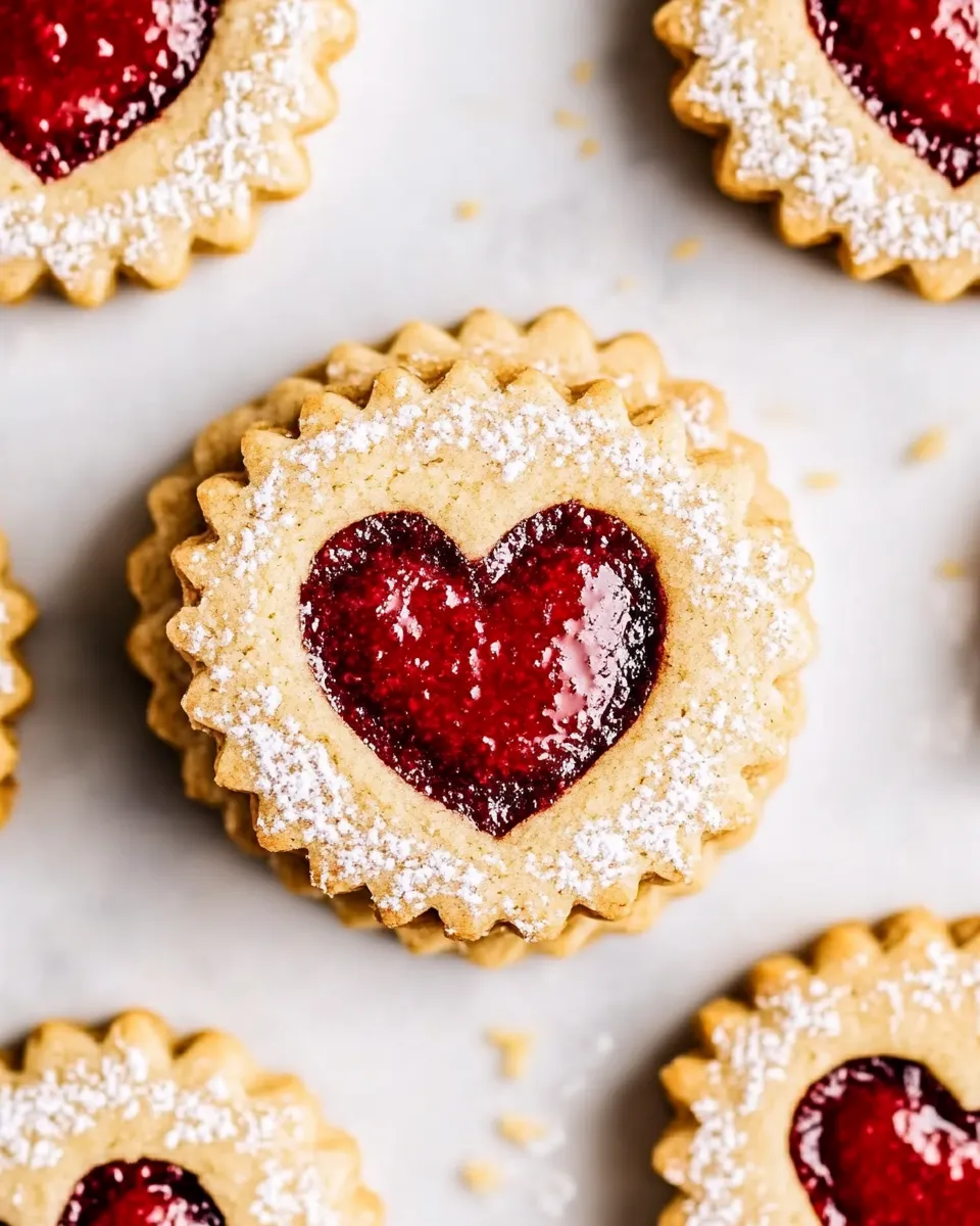 Easy Vegan Linzer Cookies recipe photo