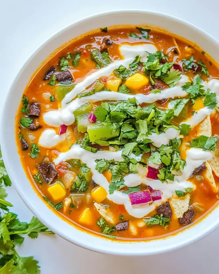 Homemade Vegan Tortilla Soup photo