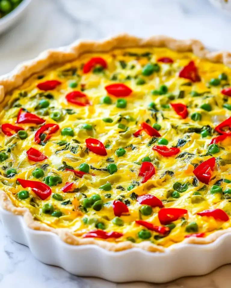 Easy Vegetarian Sheet Pan Quiche Recipe photo