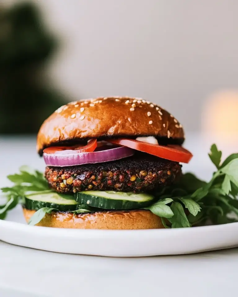 Homemade Veggie Burger photo