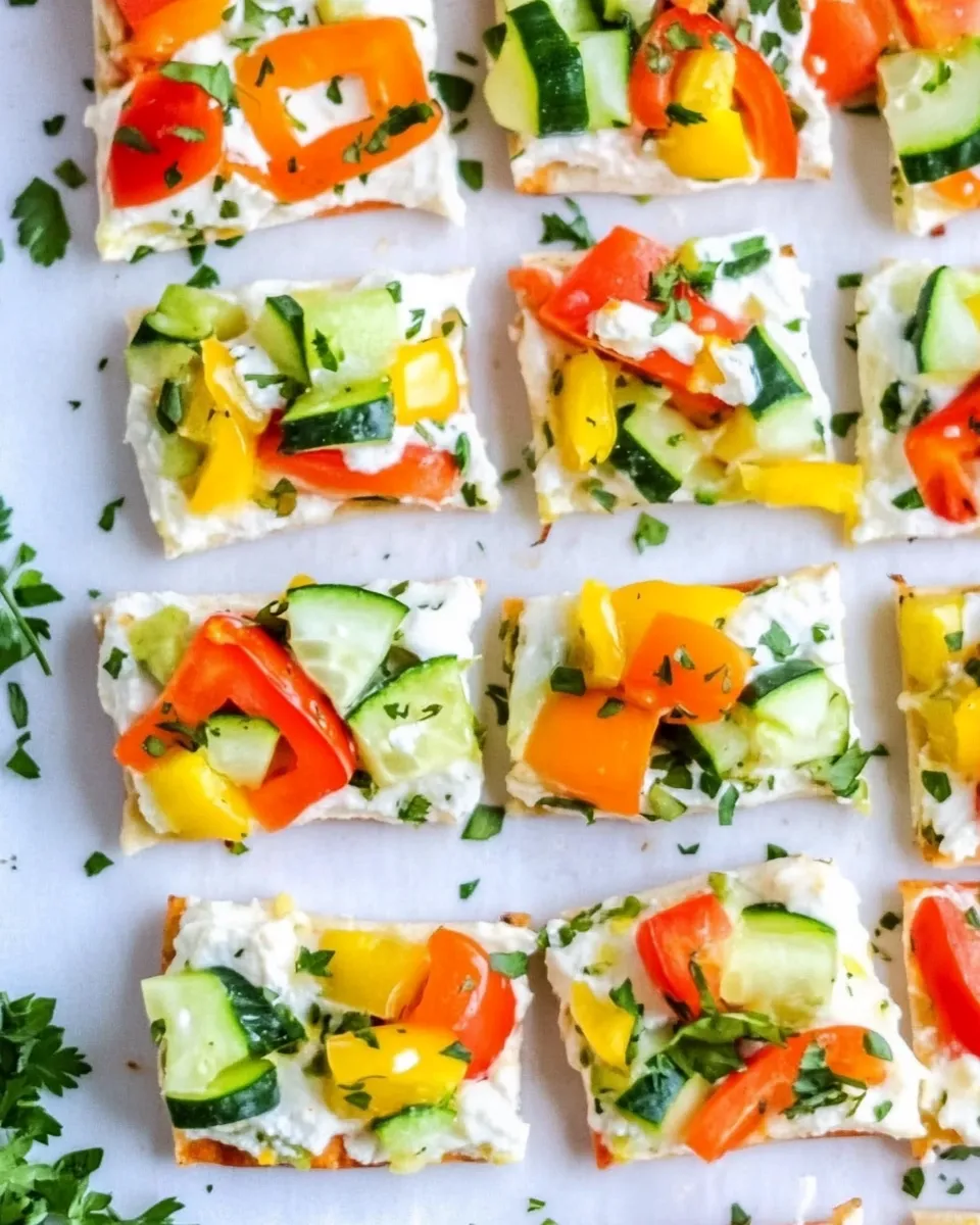 Homemade Veggie Pizza Party Appetizer photo