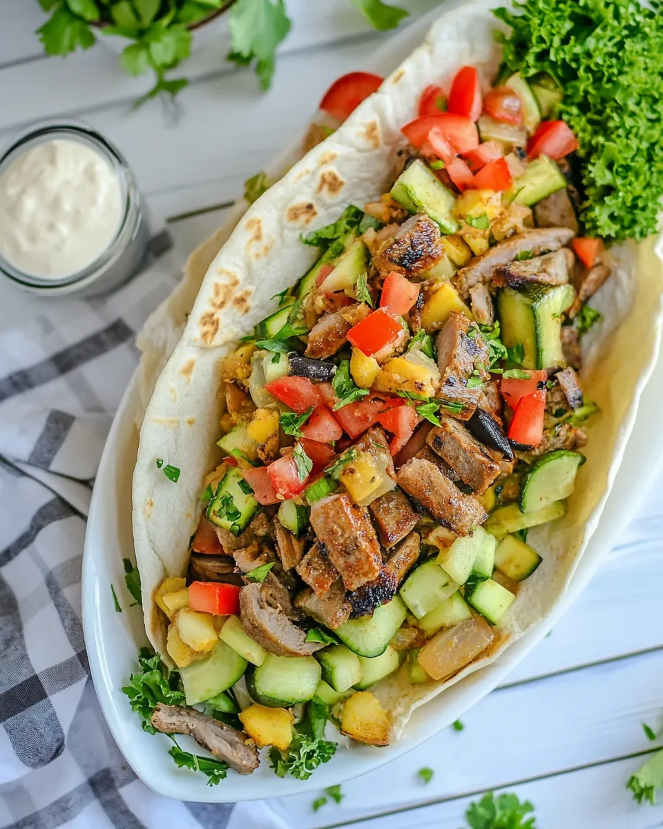 Classic Veggie Shawarma image