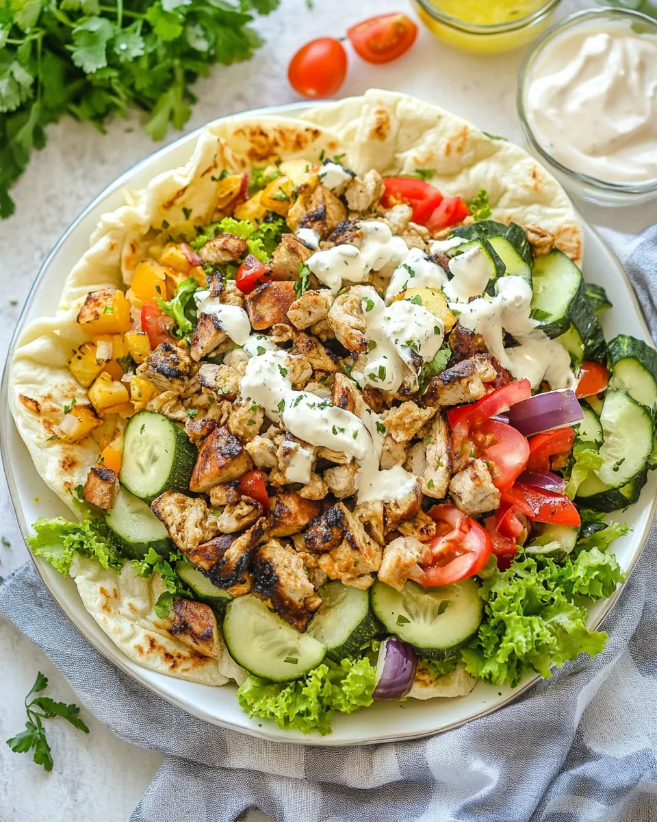 Delicious Veggie Shawarma shot