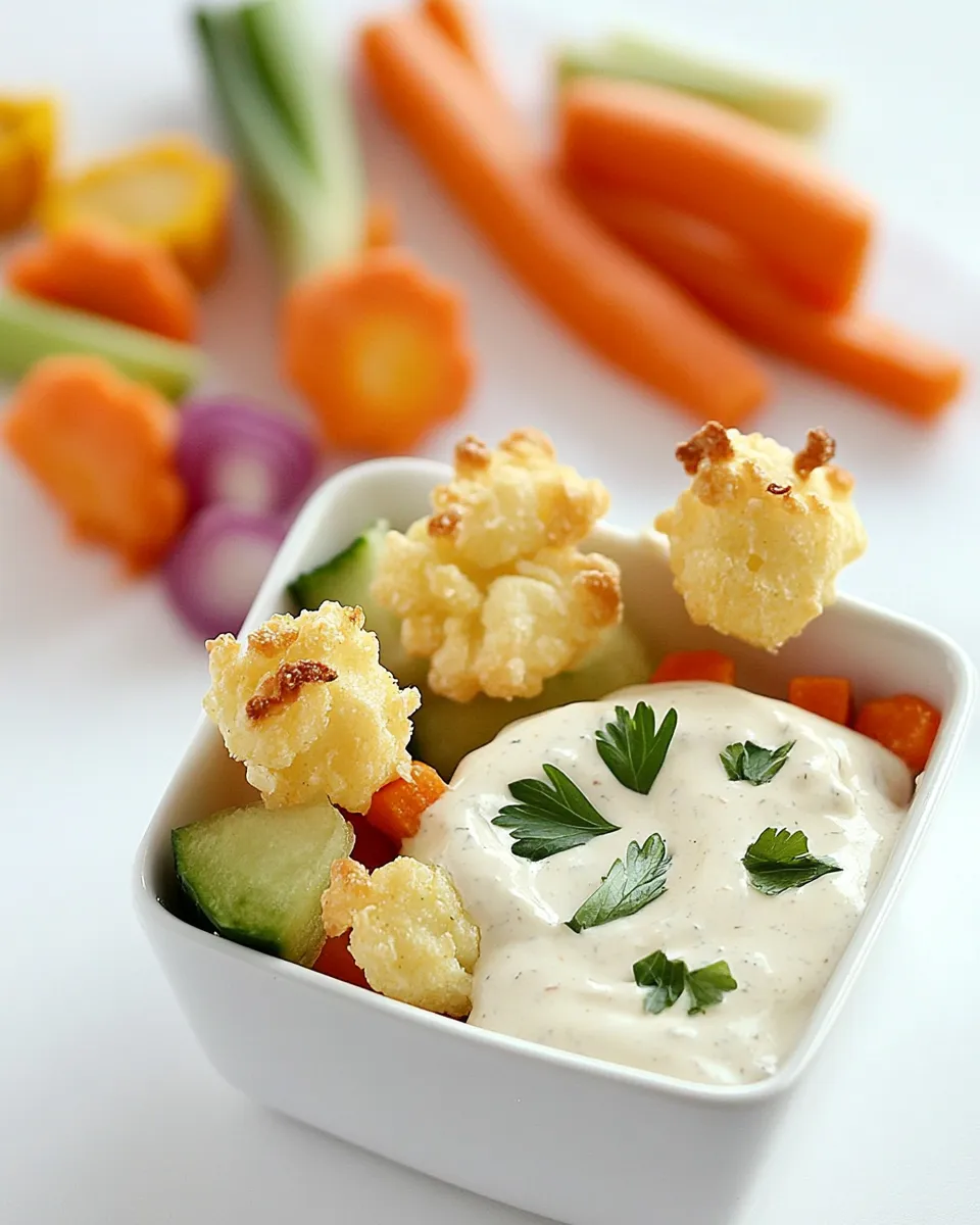 Easy Veggie Shooters (Crudites with Ranch Dip) photo