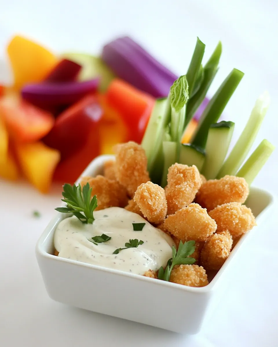 Fresh Veggie Shooters (Crudites with Ranch Dip) image