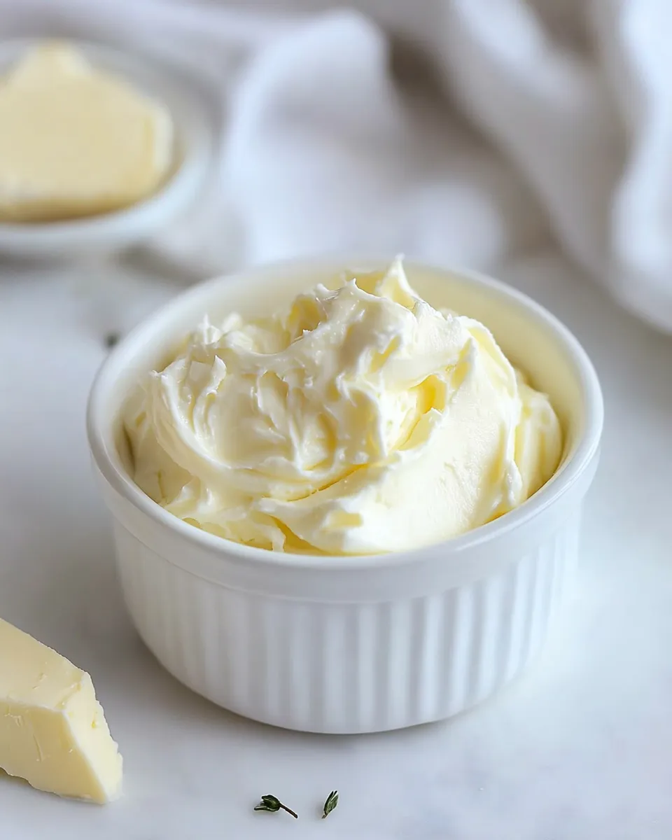 Classic Whipped Butter Recipe dish photo