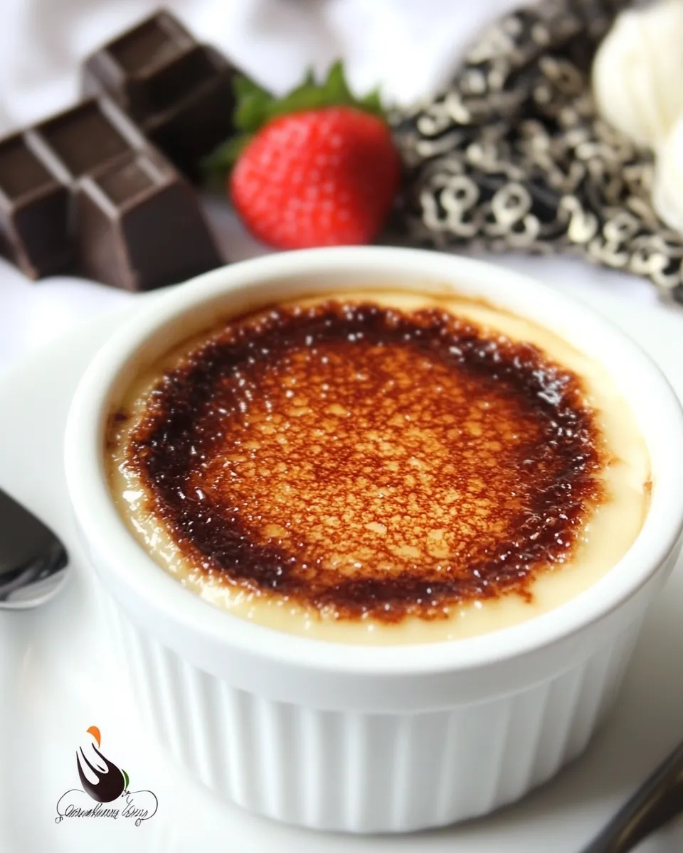 Classic White Chocolate Crme Brulee image