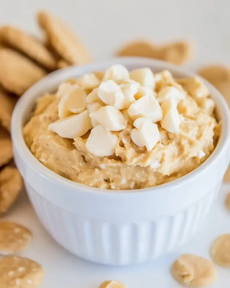 Homemade White Chocolate Macadamia Cookie Dough Dip photo