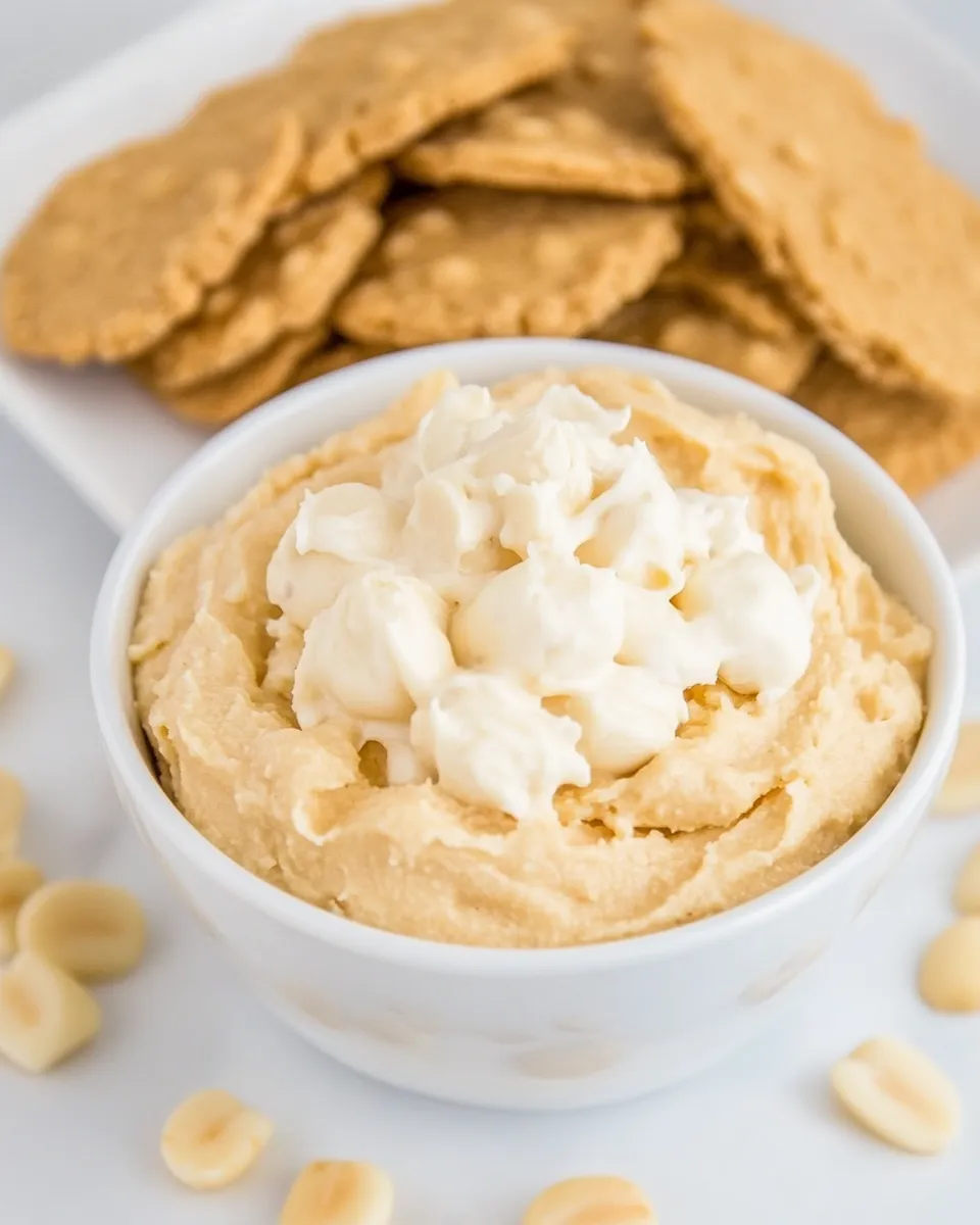 Easy White Chocolate Macadamia Cookie Dough Dip shot