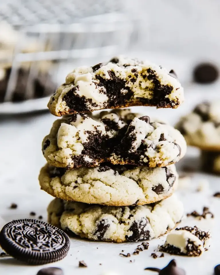 Homemade White Chocolate Oreo Cookies photo