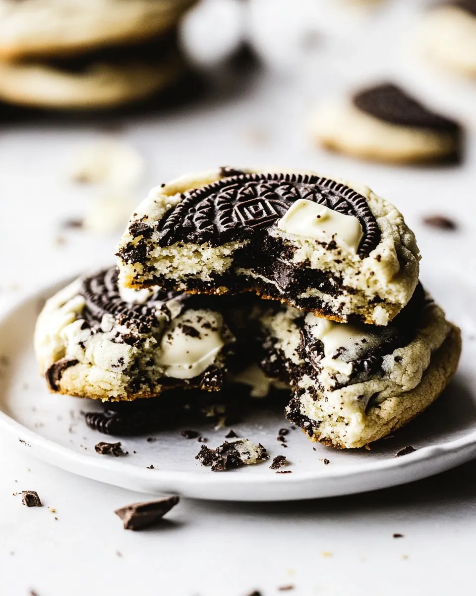 Classic White Chocolate Oreo Cookies recipe photo
