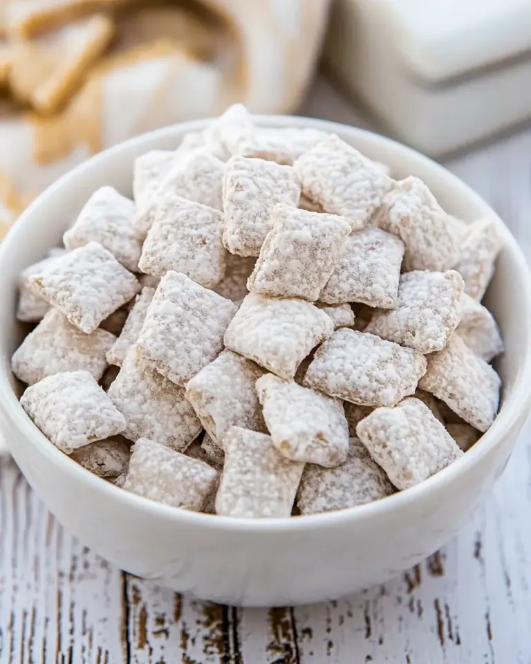 Homemade White Chocolate Puppy Chow photo
