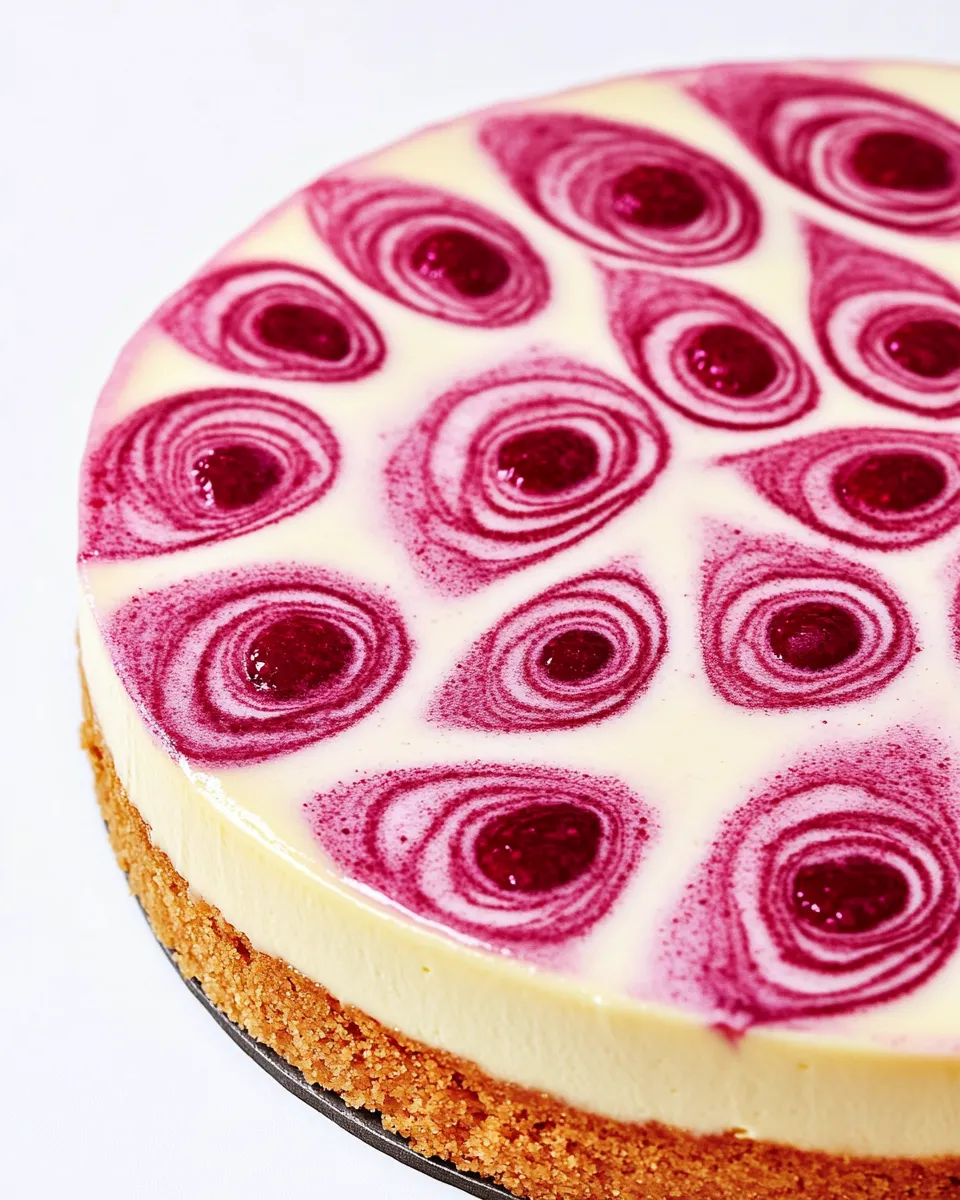 Delicious White Chocolate Raspberry Cheesecake shot