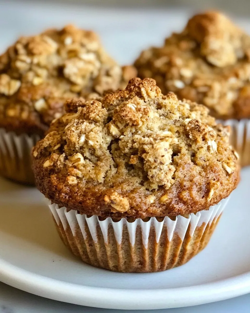 Delicious Whole Grain Banana Muffins shot