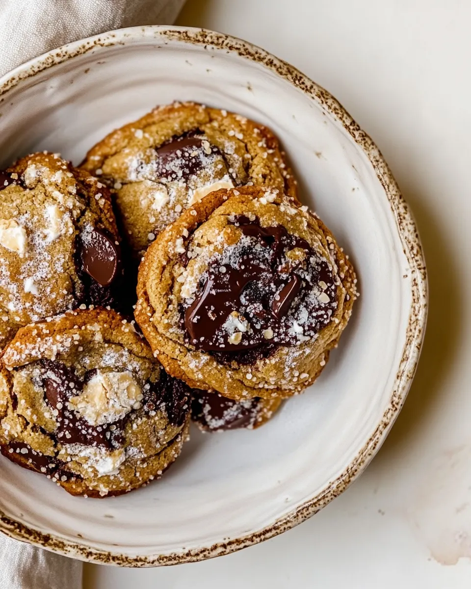 Best Wholesome Peanut Butter Pretzel Chocolate Chip Cookies. food shot
