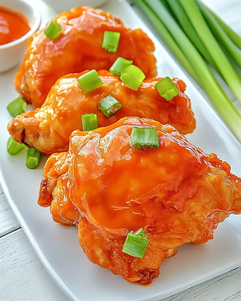 Delicious Wingstop Buffalo Chicken Thighs shot
