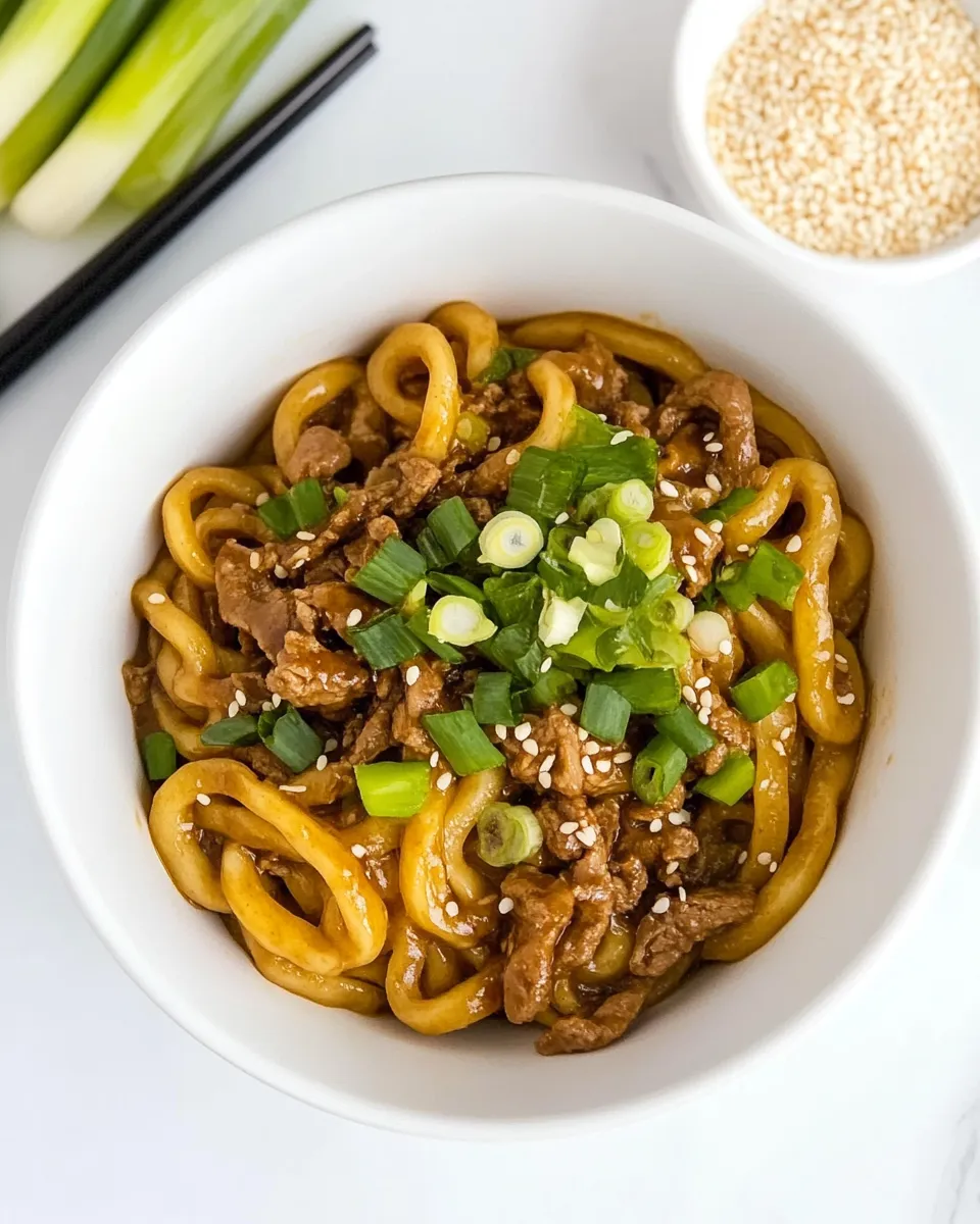Easy Yaki Udon recipe photo