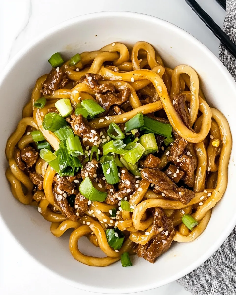 Delicious Yaki Udon shot