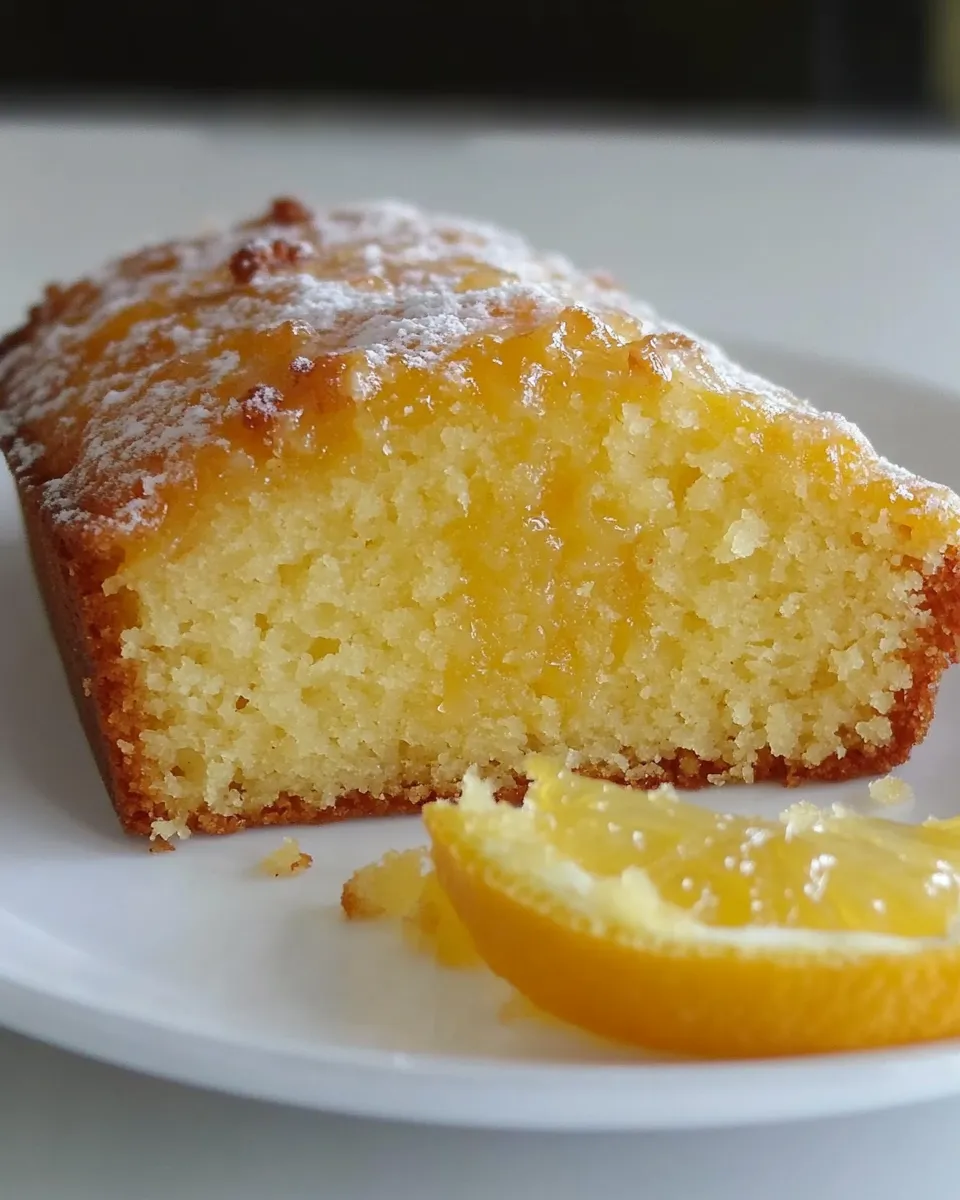 Classic Zesty Orange Drizzle Cake a classic British treat image
