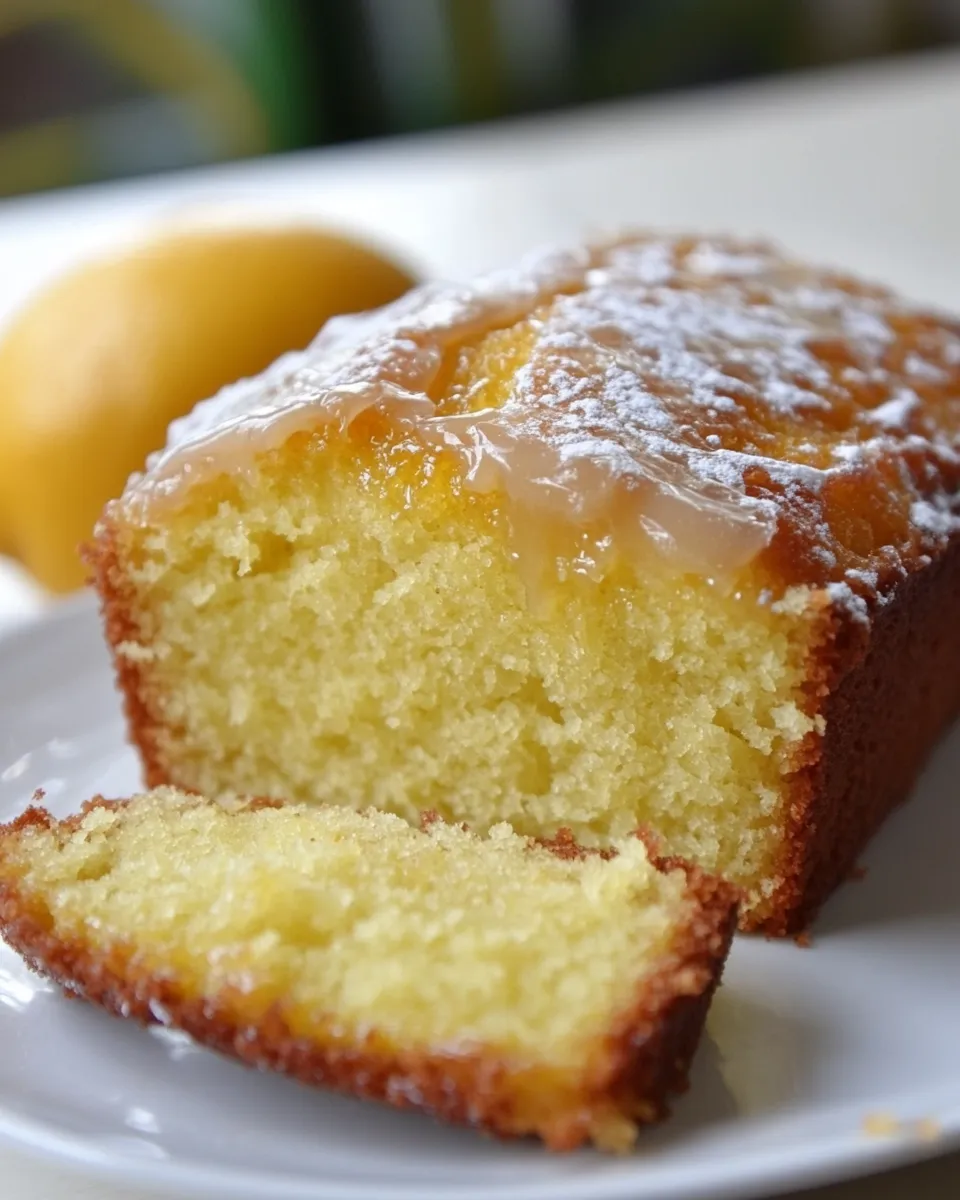 Easy Zesty Orange Drizzle Cake a classic British treat shot