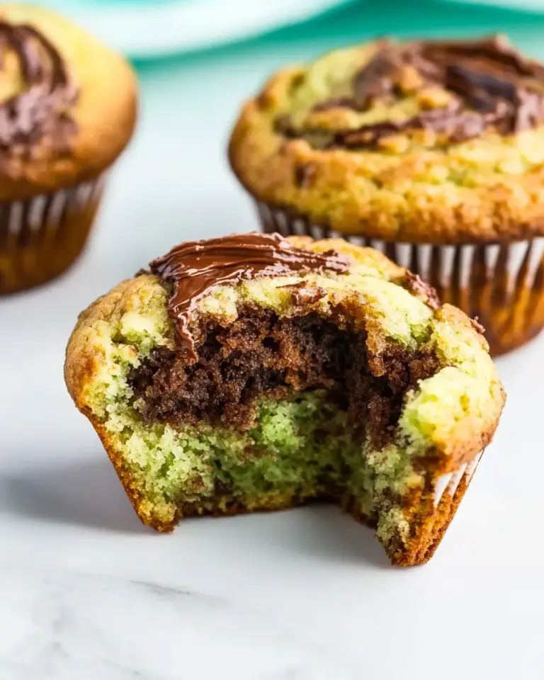 Homemade Zucchini Muffins with Nutella photo