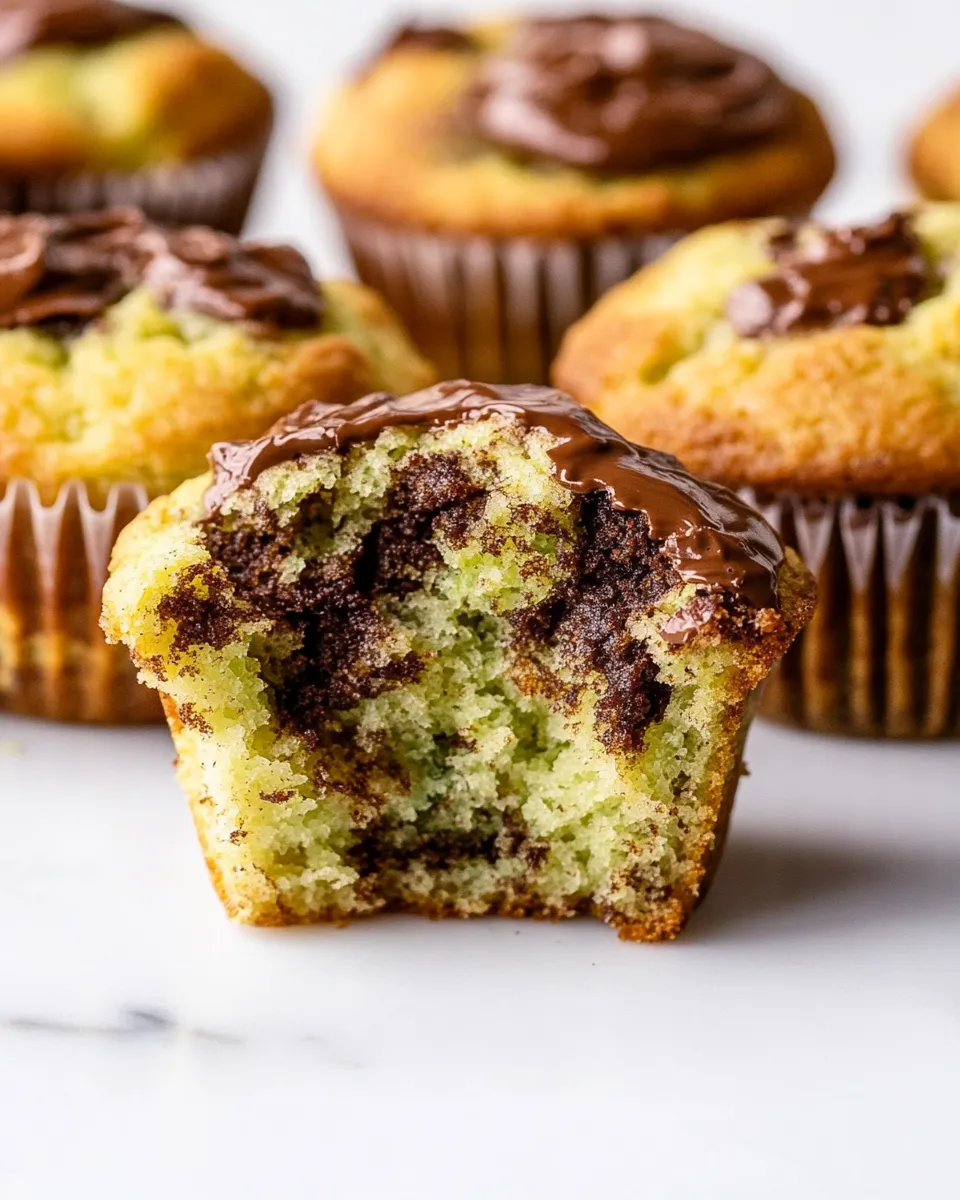 Delicious Zucchini Muffins with Nutella image